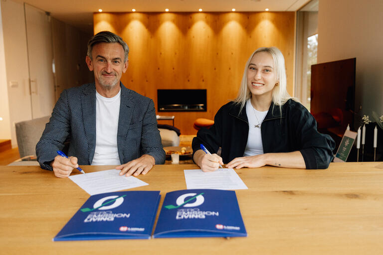 Lumar in Janja Garnbret za življenje brez emisij